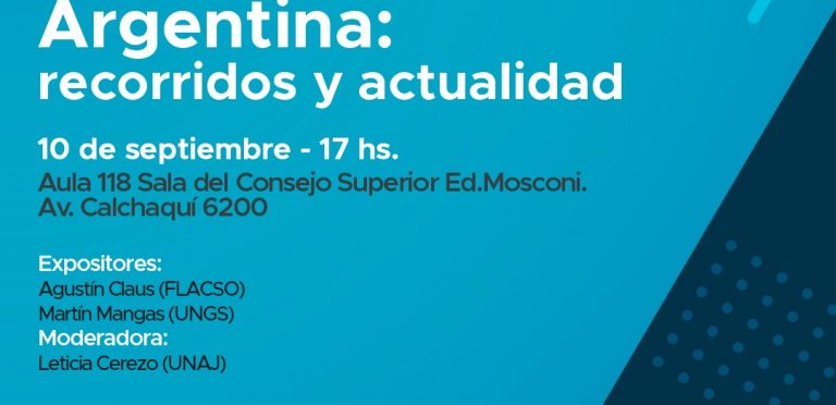 Conversatorio: El financiamiento universitario en Argentina: Recorridos y actualidad